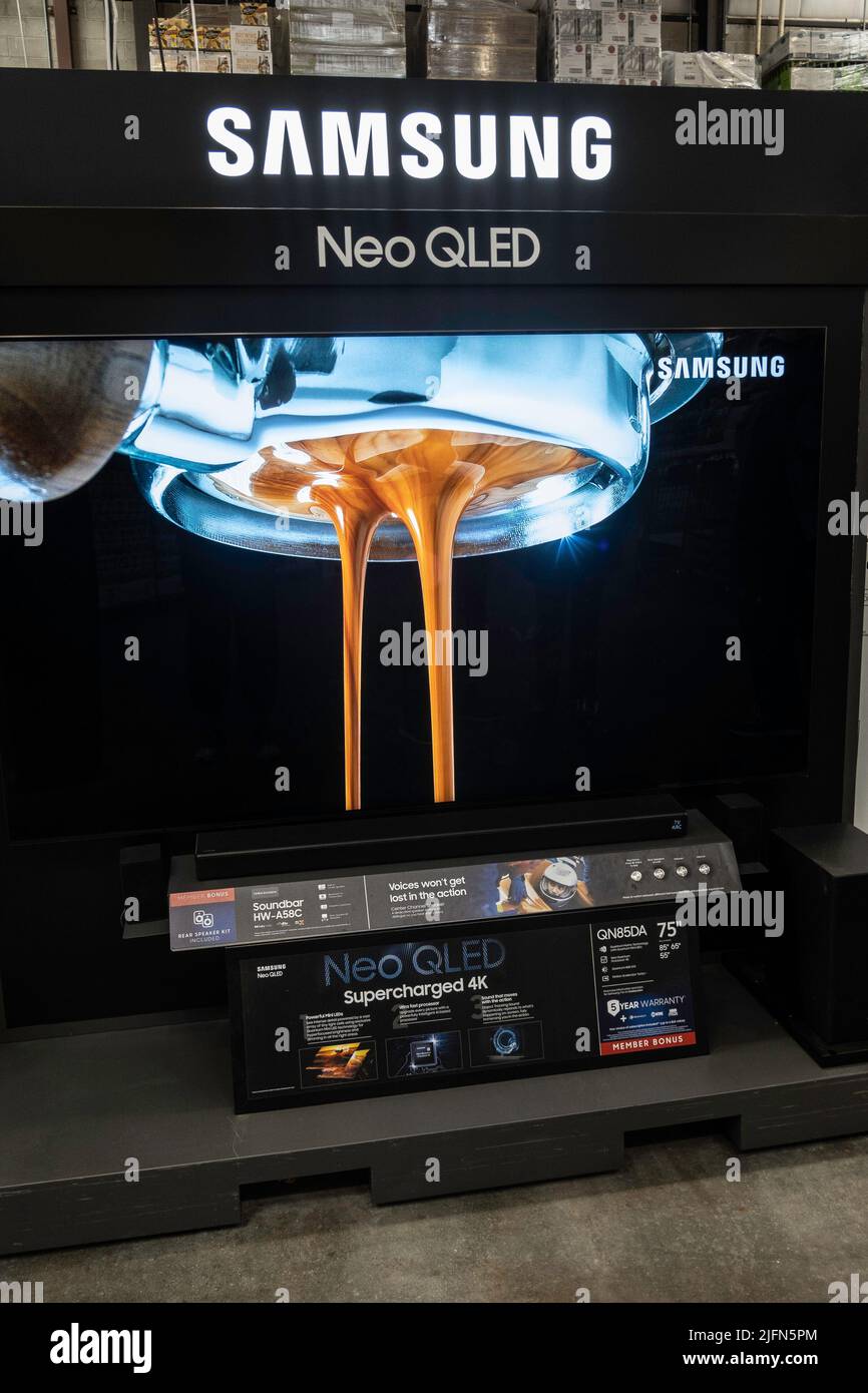 Costco Großhandelslager in Massachusetts, USA 2022 Stockfoto