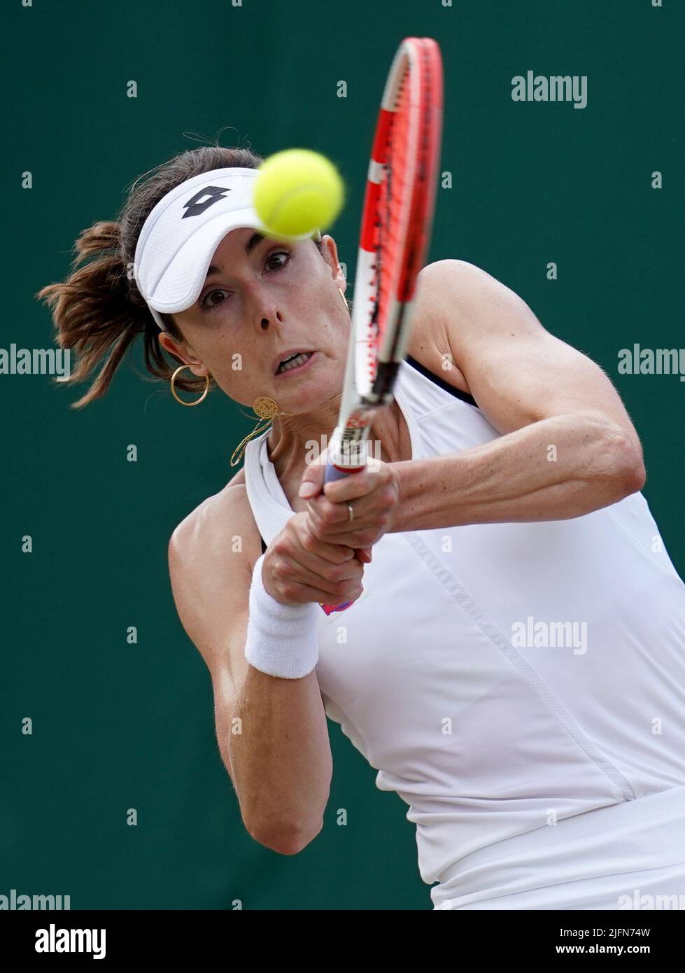 Alize im Einsatz gegen Ajla Tomljanovic im Einsatz gegen Ajla