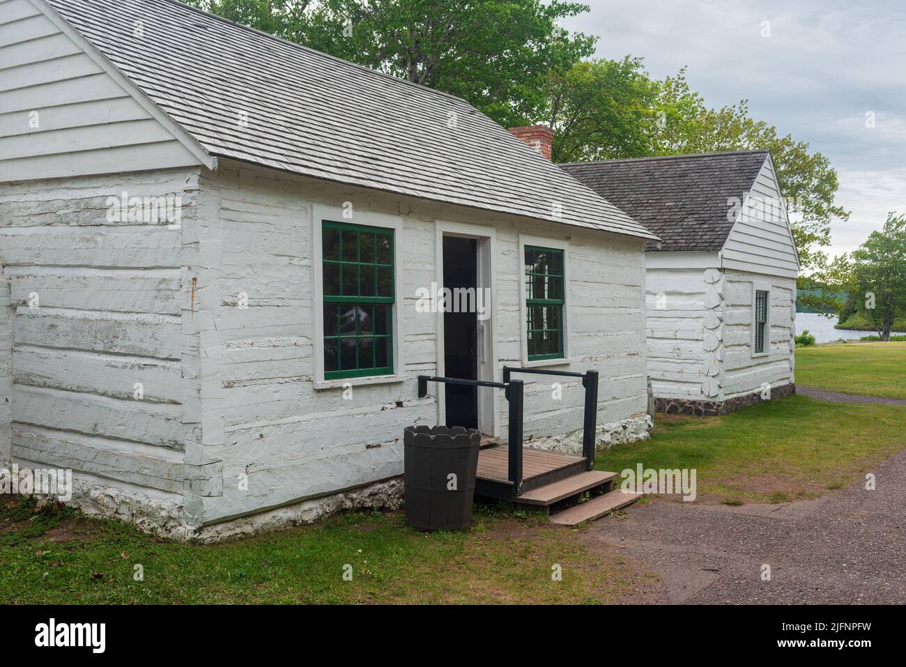 Historisches Fort Wilkins Gebäude, das zum Backen von Brot und anderen Waren verwendet wurde Stockfoto