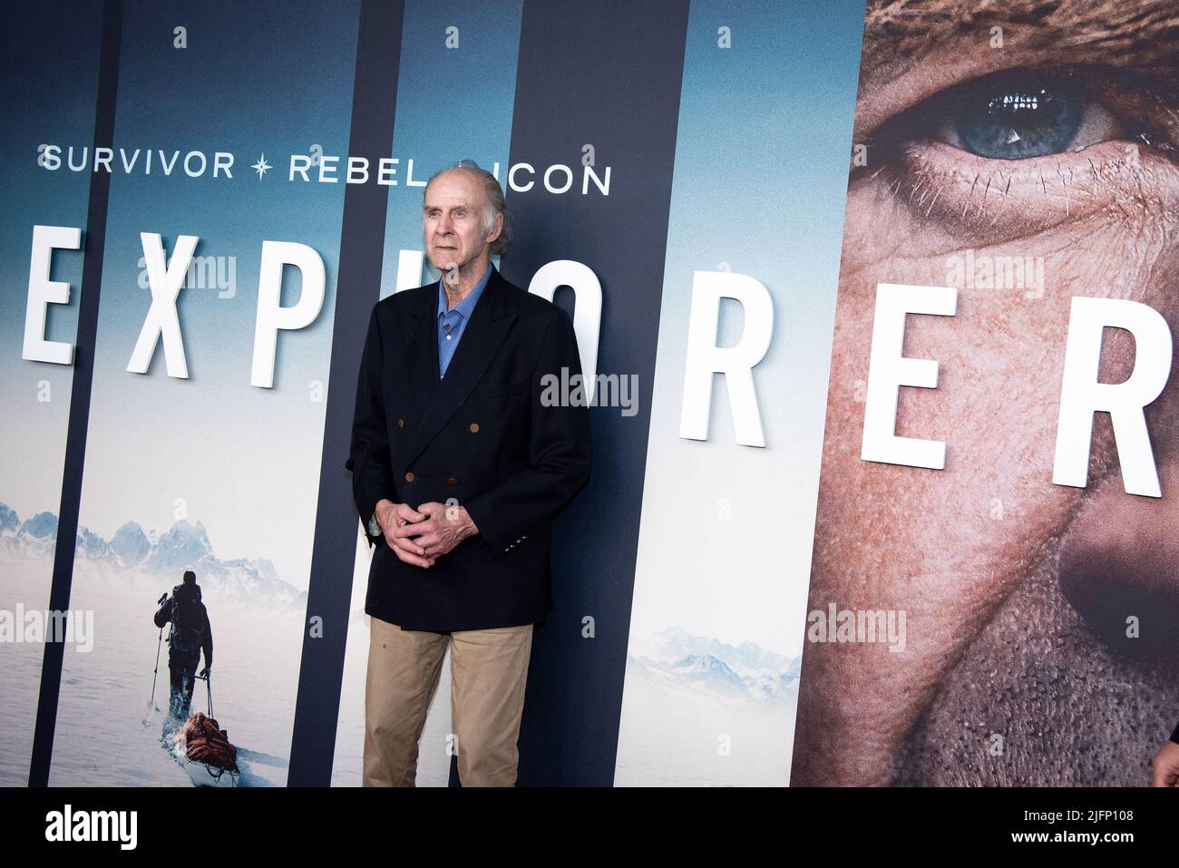 London, Großbritannien. 04.. Juli 2022. Sir Ranulph Fiennes nimmt an der Weltpremiere von 'Explorer' im BFI Southbank Teil. Kredit: SOPA Images Limited/Alamy Live Nachrichten Stockfoto