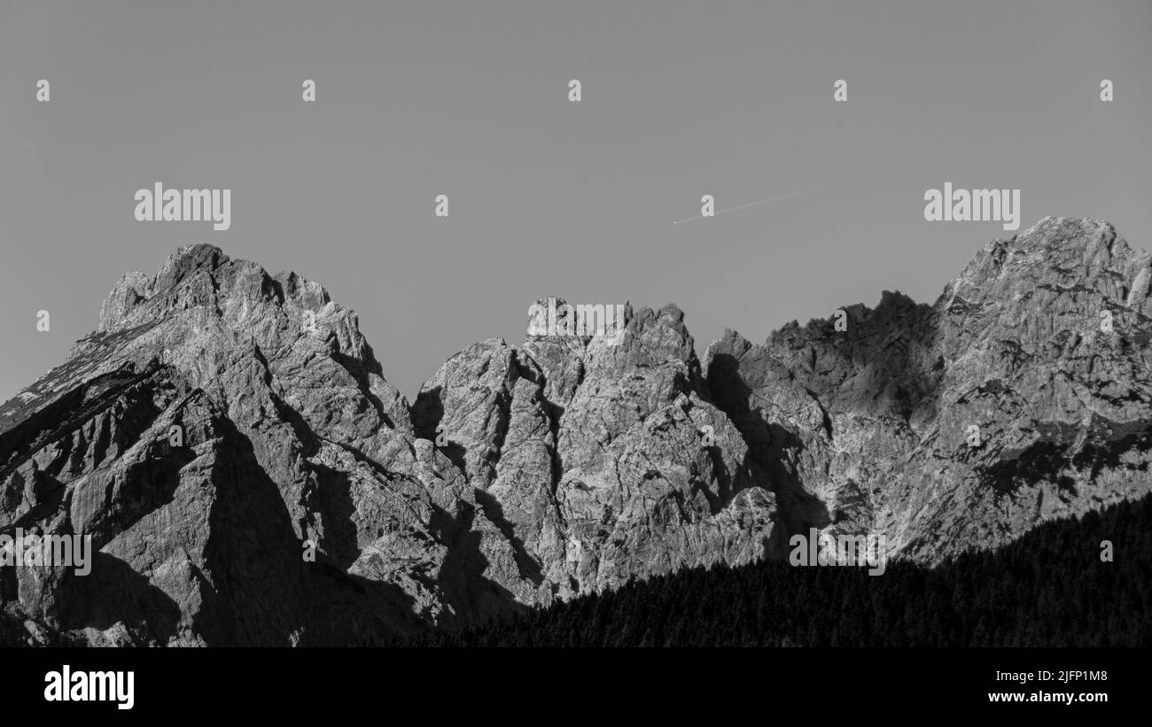 Sappada Dolomiten Stockfoto