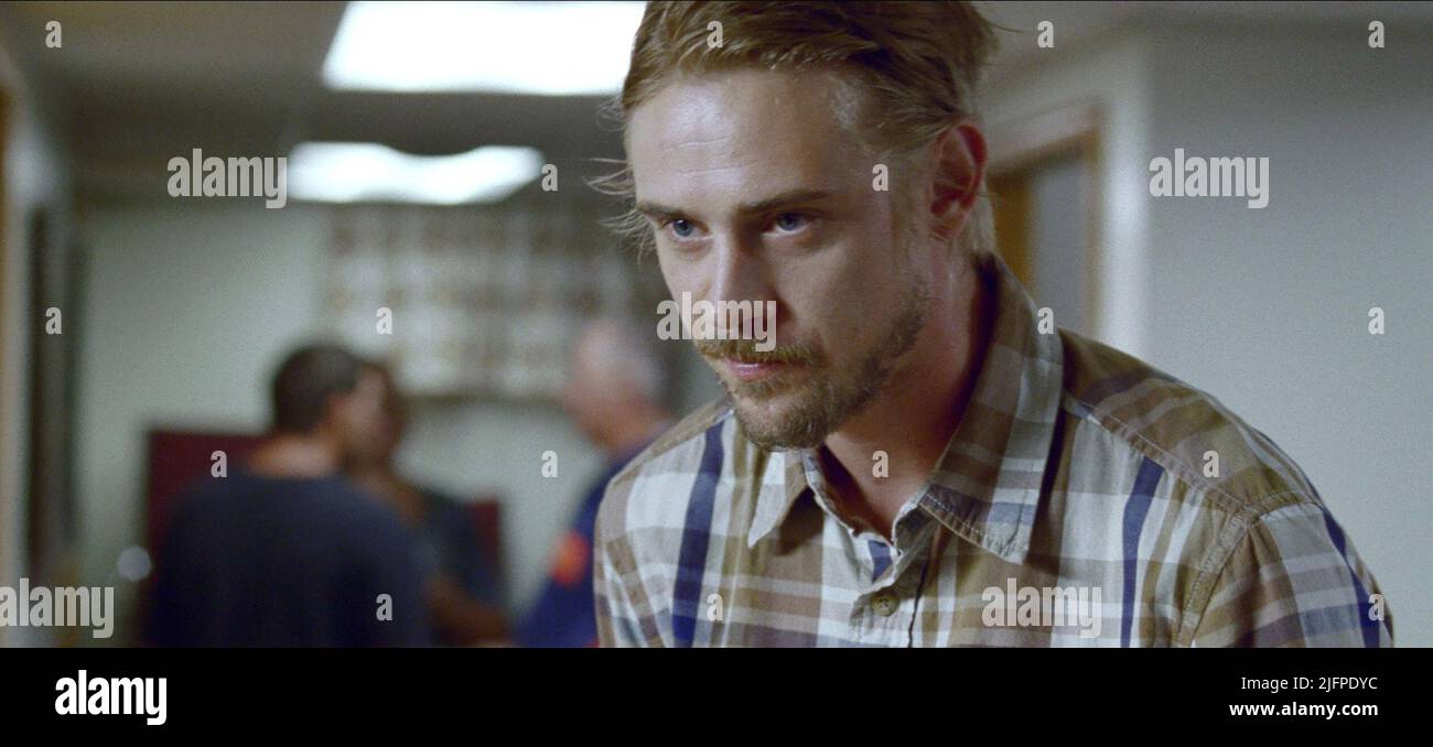 BOYD HOLBROOK, KLEINE UNFÄLLE, 2014 Stockfoto