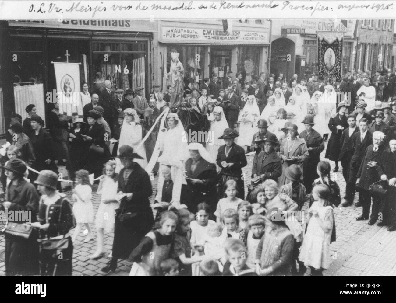 Die Wallfahrt (Prozession) von Neerbosch. Stockfoto