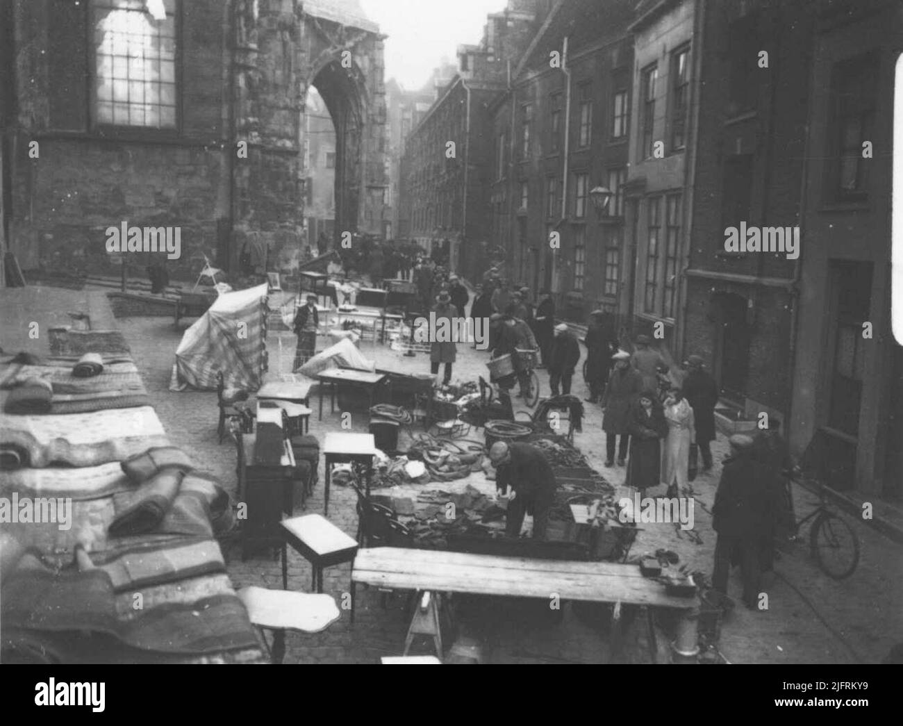 Der Läusemarkt Stockfoto