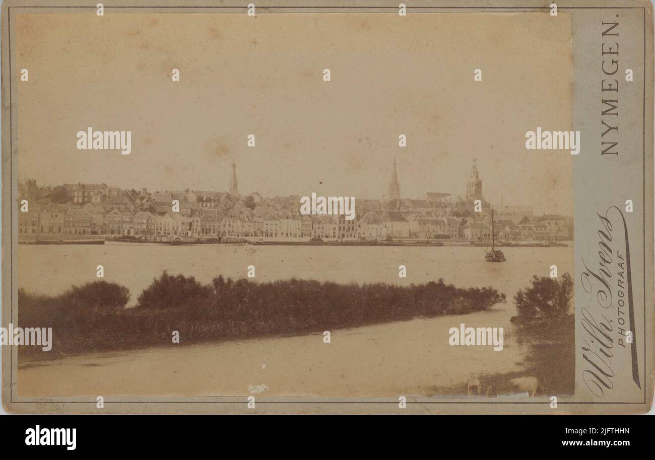 Blick auf die Stadt aus dem Norden Stockfoto