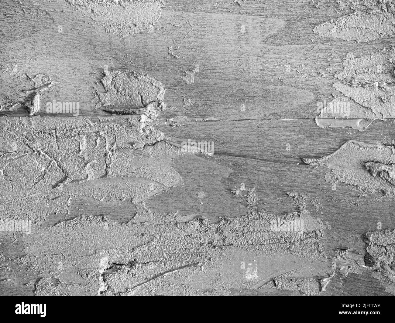 Handgefertigtes recyceltes Holz Hintergrund mit Material Zeichen. Weiße Holzoberfläche als Hintergrund. Nützlich in verschiedenen Bereichen der Werbung. Horizontale Ansicht Stockfoto