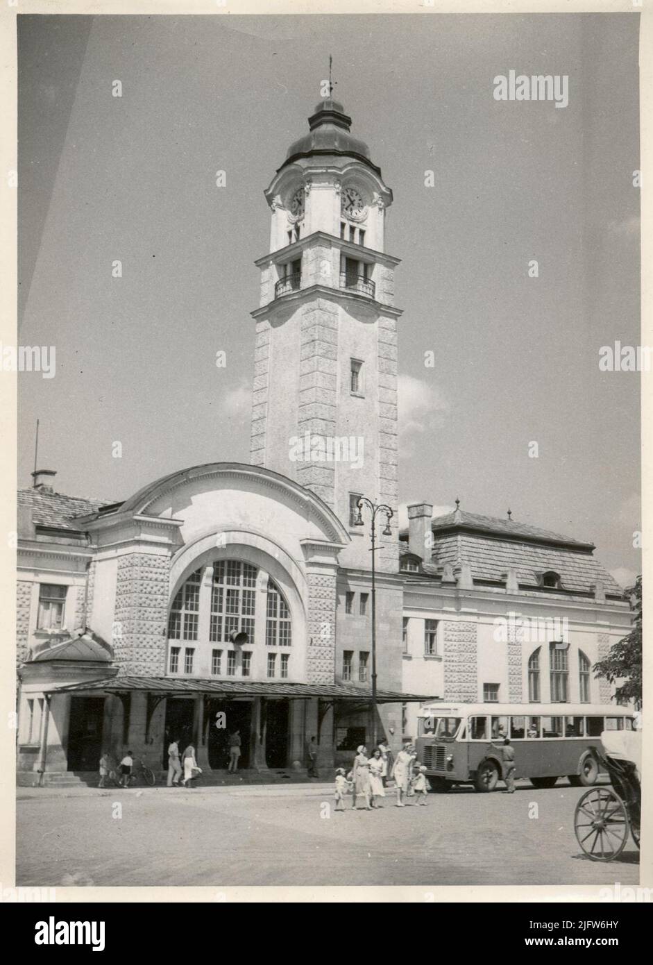 Varna. Bahnhof Stockfoto