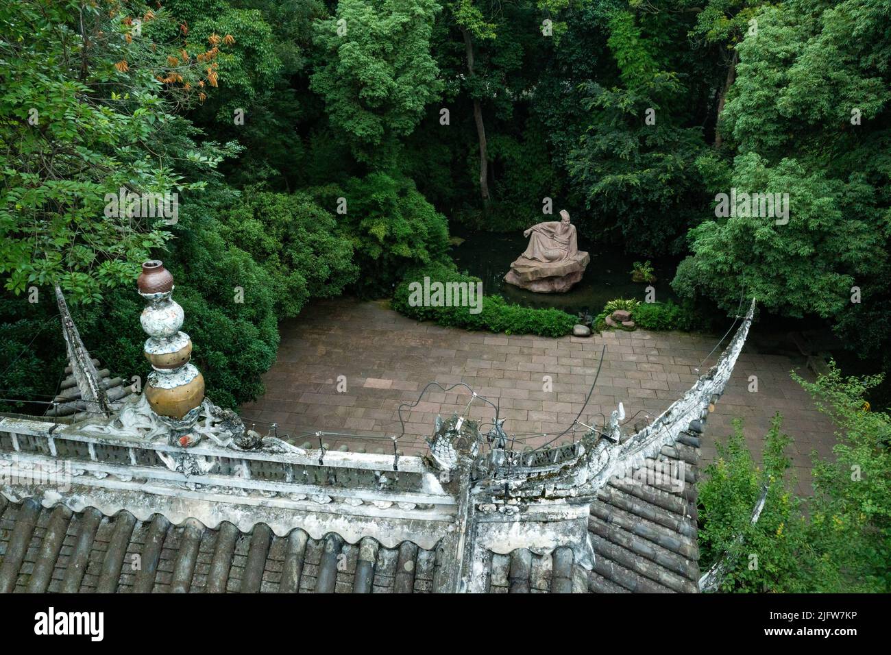 Meishan. 22.. Juni 2022. Das Luftfoto vom 22. Juni 2022 zeigt eine