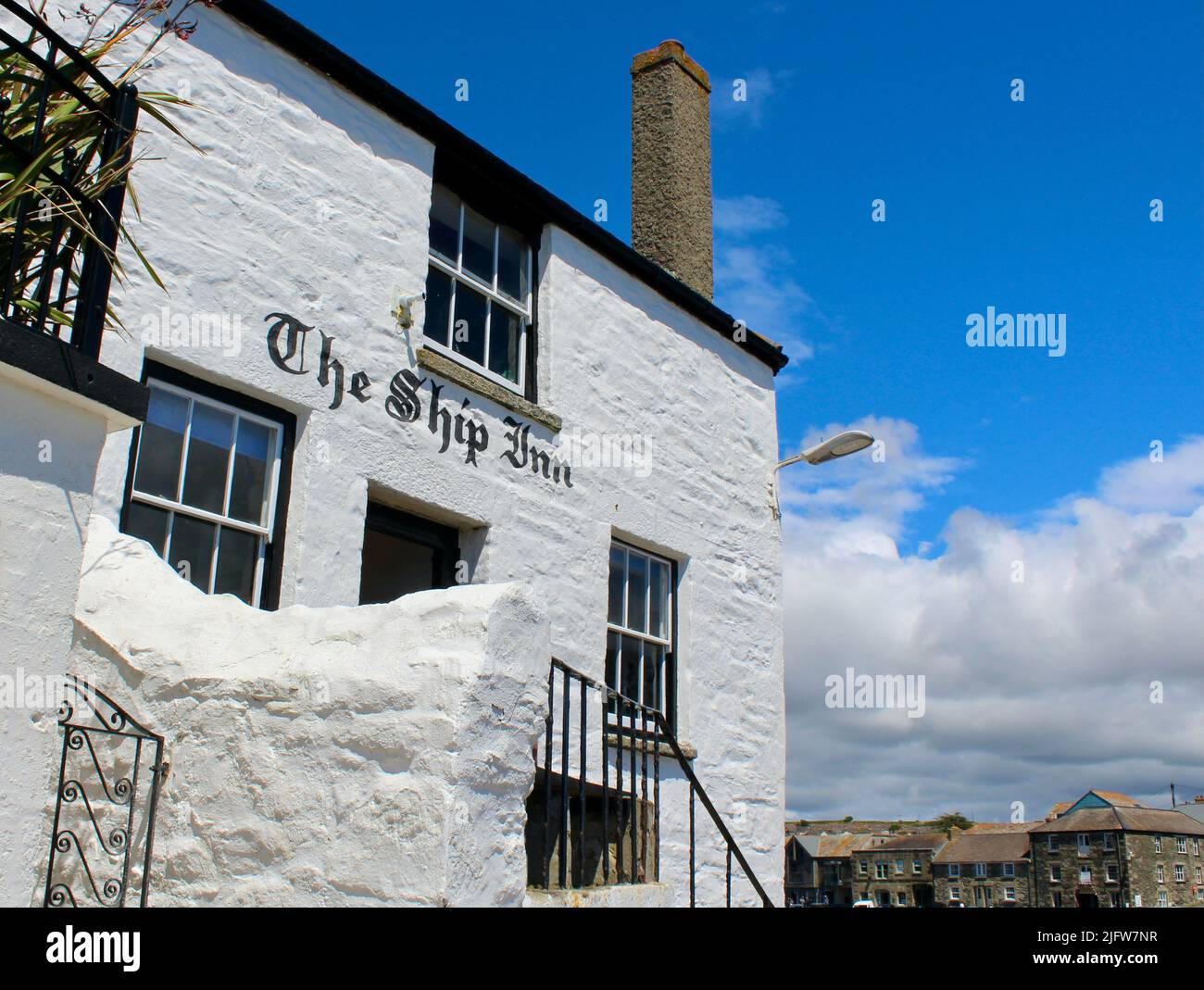 Das Ship Inn, Porthleven, Helston, Cornwall, England, UK Stockfoto