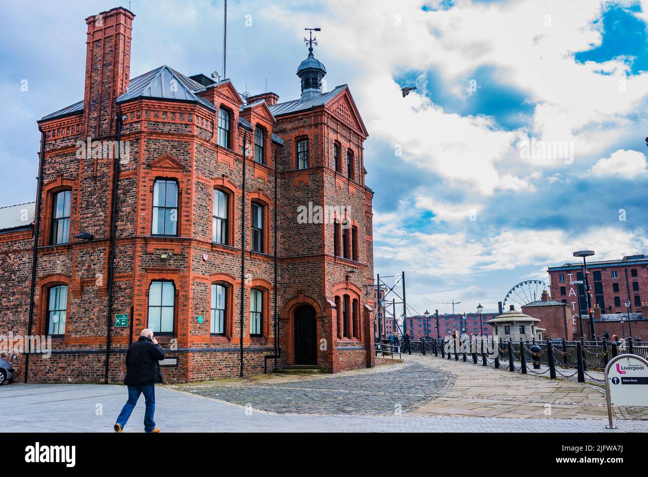 Liverpool Pilot Office. National Museums Liverpool. Maritime Archive und Bibliothek. Pier Head, Liverpool, Merseyside, Lancashire, England, Vereinigtes Königreich Stockfoto