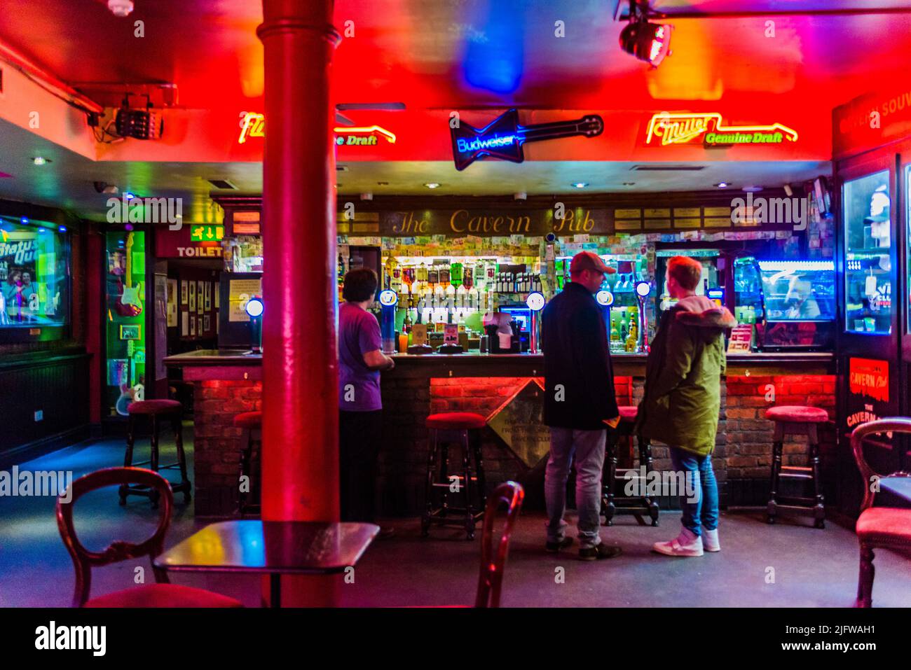 Cavern Pub in Mathew St. Liverpool, Merseyside, England, Großbritannien Stockfoto