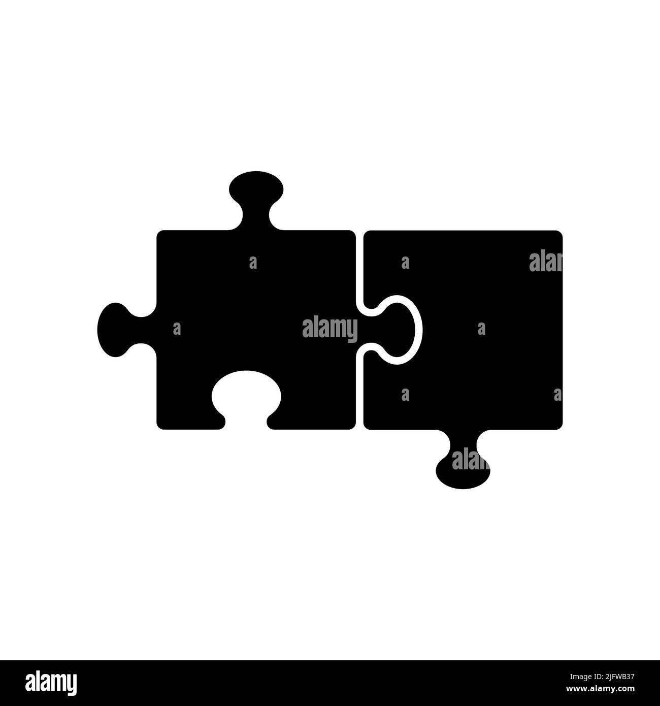 Puzzle Symbol Symbol einfaches Design Stock Vektor