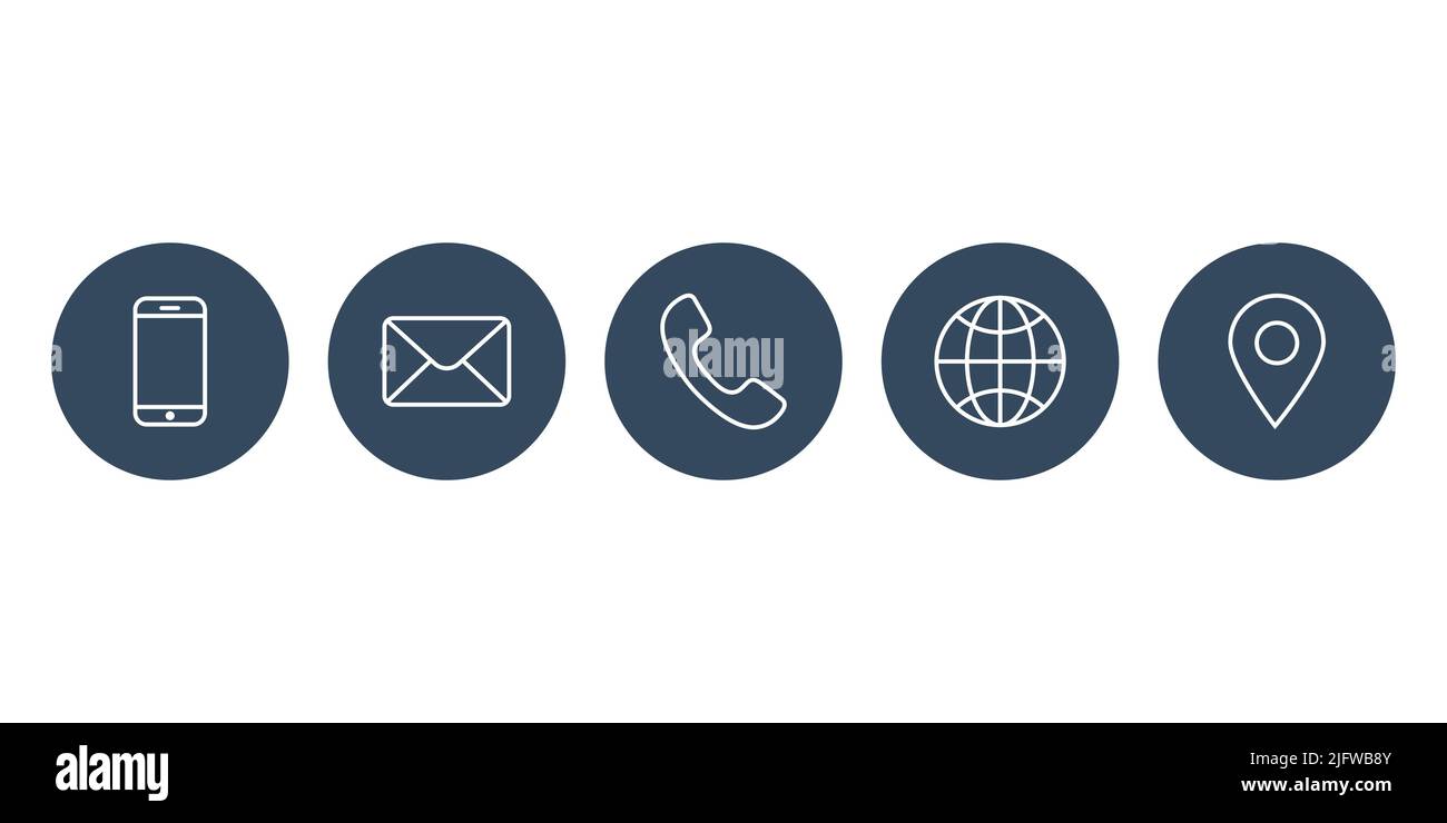 Kontaktliniensymbol einfaches Design Stock Vektor