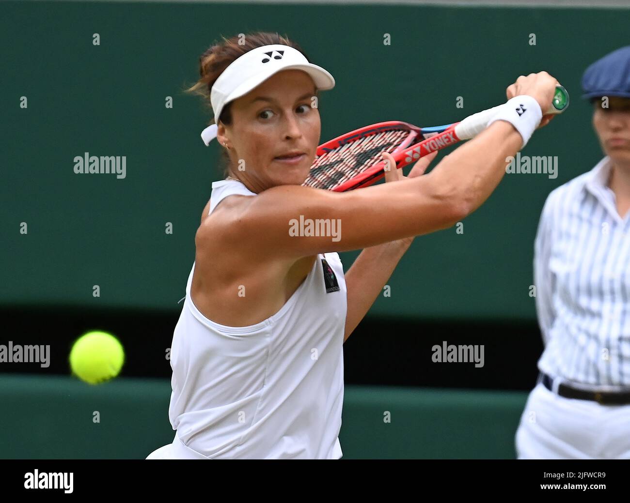 London, Gbr. 05.. Juli 2022. London Wimbledon Championships Day 05/07/2022 Tatijana Maria (GER) gewinnt Viertelfinalspiel am Court 1 gegen Landsmann Jule Niemeier Credit: Roger Parker/Alamy Live News Stockfoto