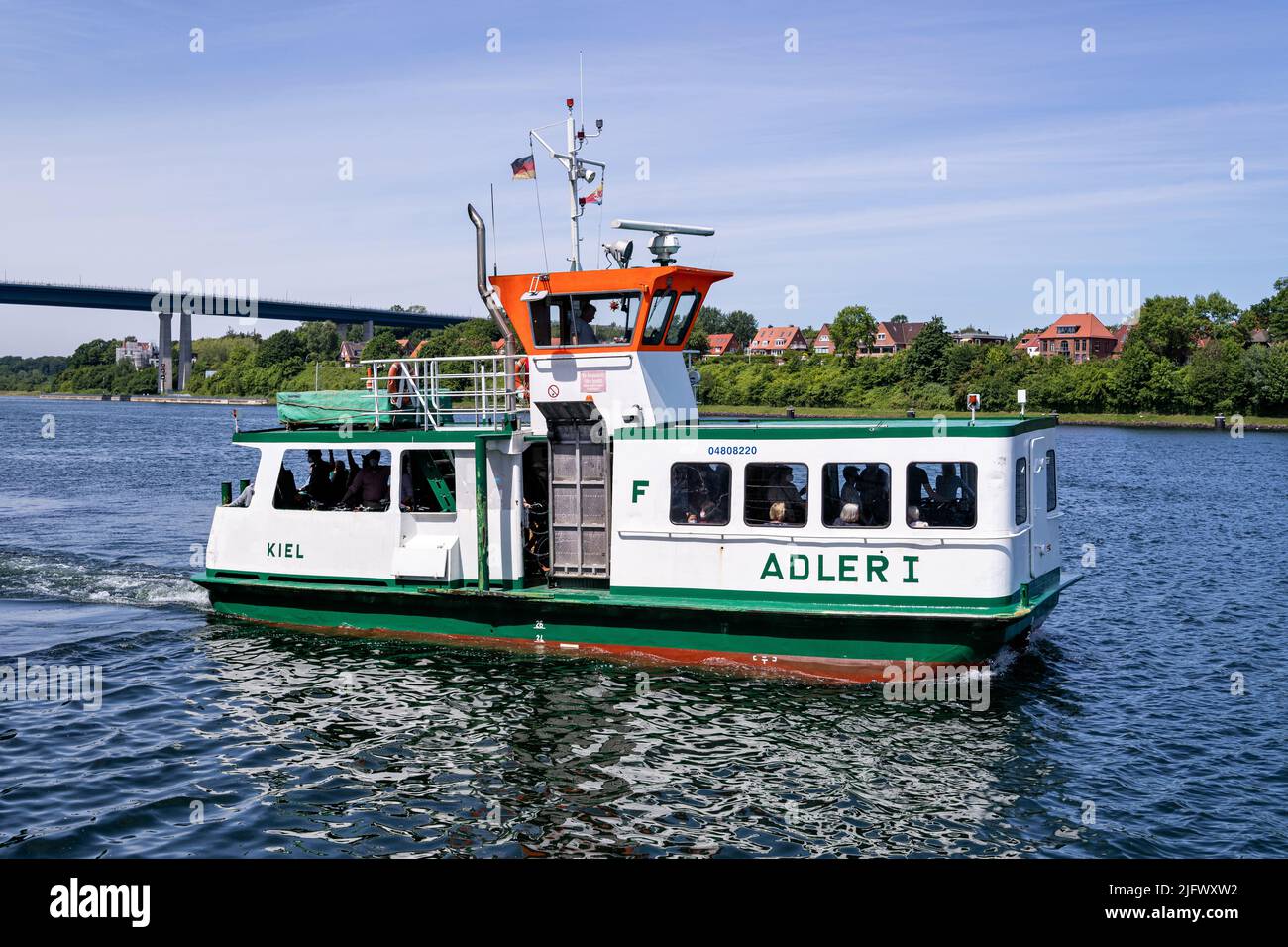 Kieler Kanal Passagierfähre Adler I Stockfoto