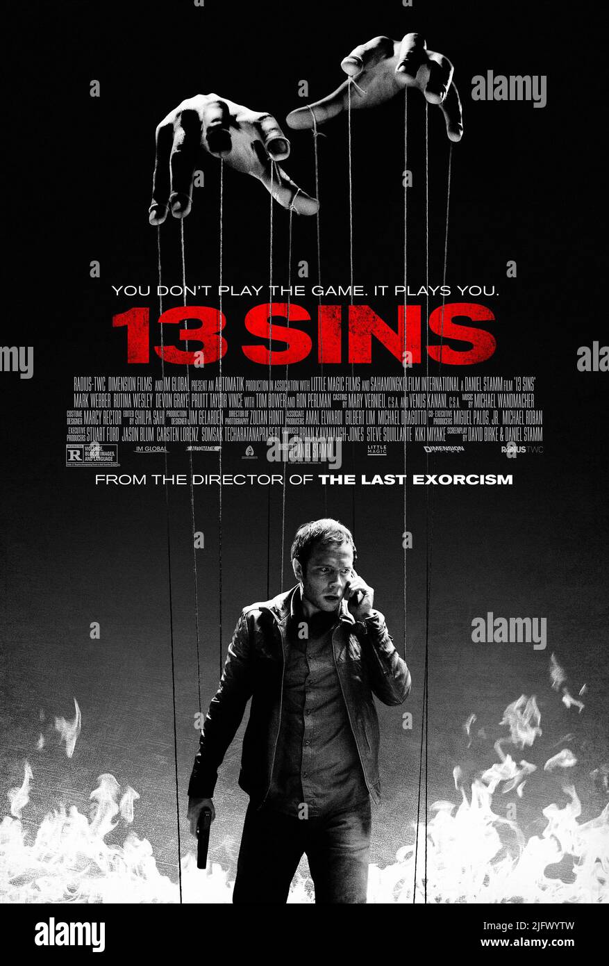 FILMPLAKAT, 13 SINS, 2014 Stockfoto