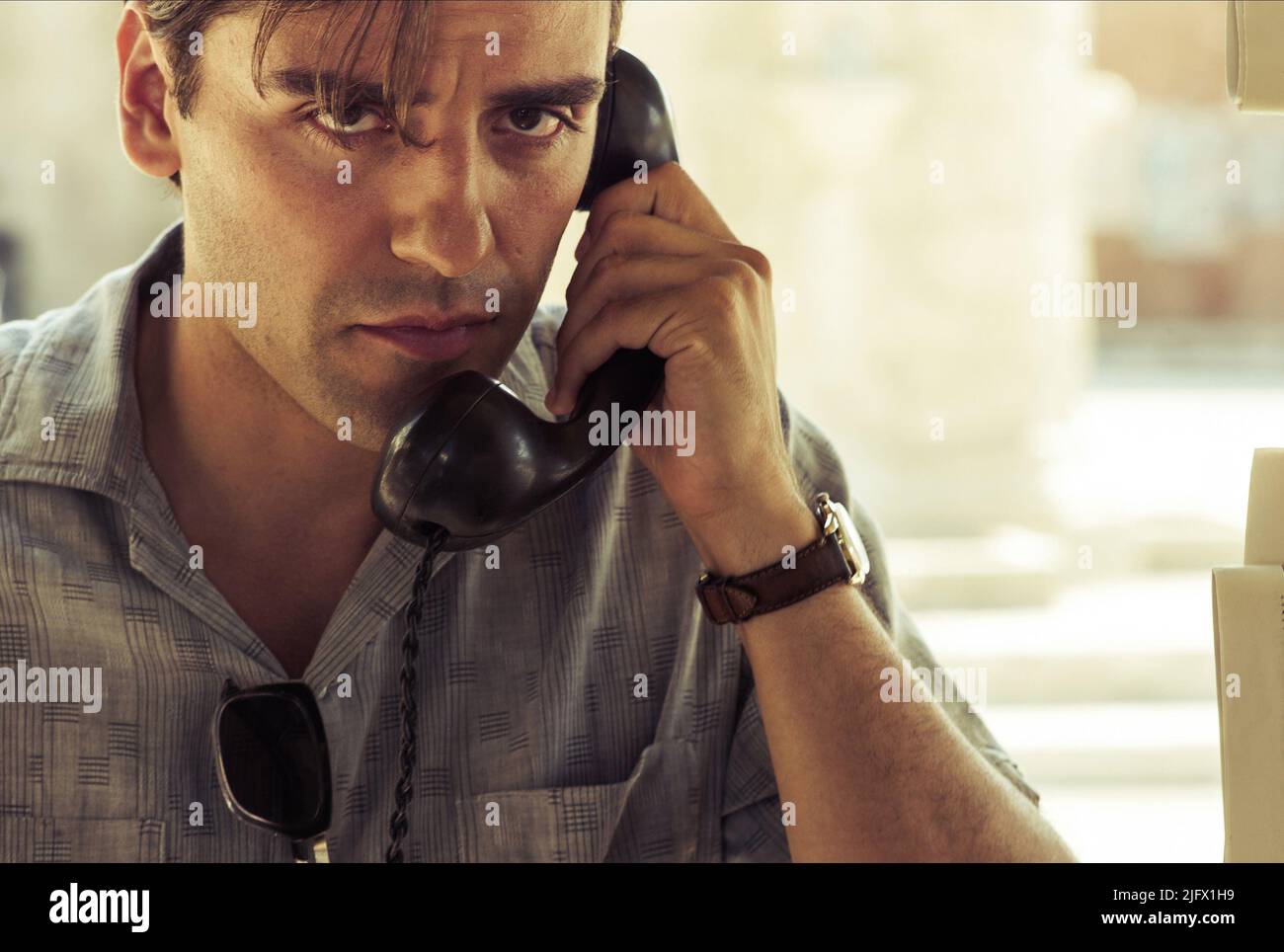 OSCAR ISAAC, DIE ZWEI GESICHTER VOM JANUAR 2014 Stockfoto
