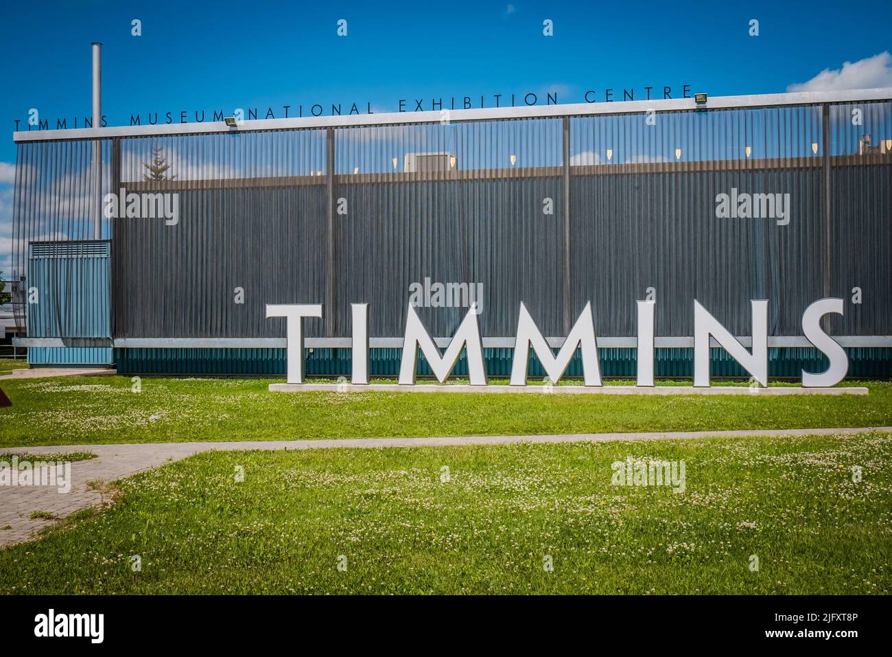 Timmins Museum National Exhibition Centre, Timmins, Ontario, Kanada Stockfoto