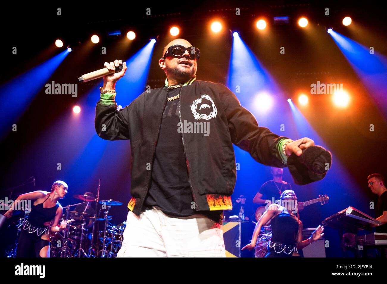 Kopenhagen, Dänemark. 05.. Juli 2022. Der jamaikanische Dancehall-Sänger und Rapper Sean Paul spielt ein Live-Konzert im VEGA in Kopenhagen. (Foto: Gonzales Photo/Alamy Live News Stockfoto