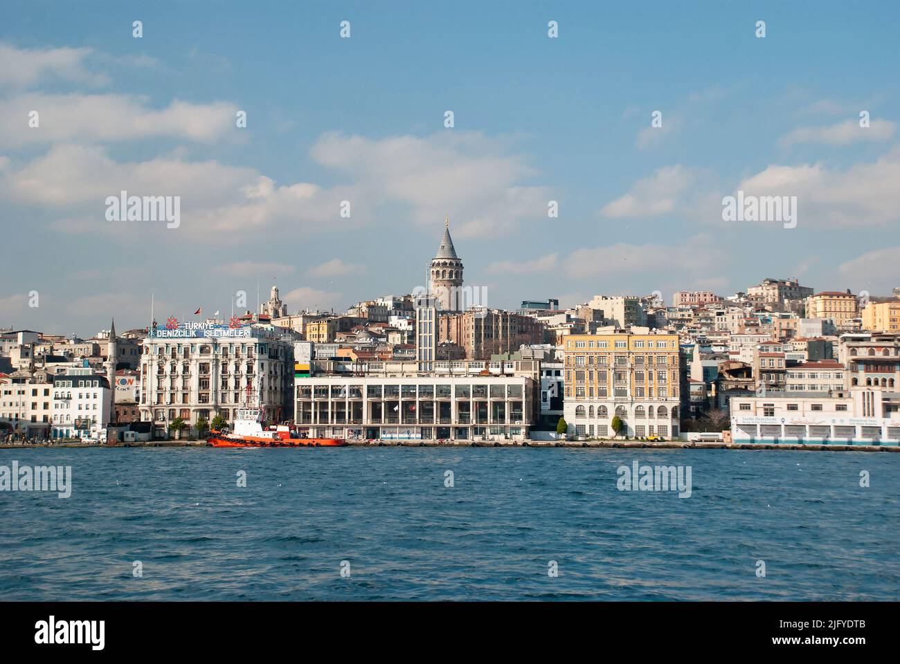 Istanbul Blick vom Bosporus, Türkei Stockfoto