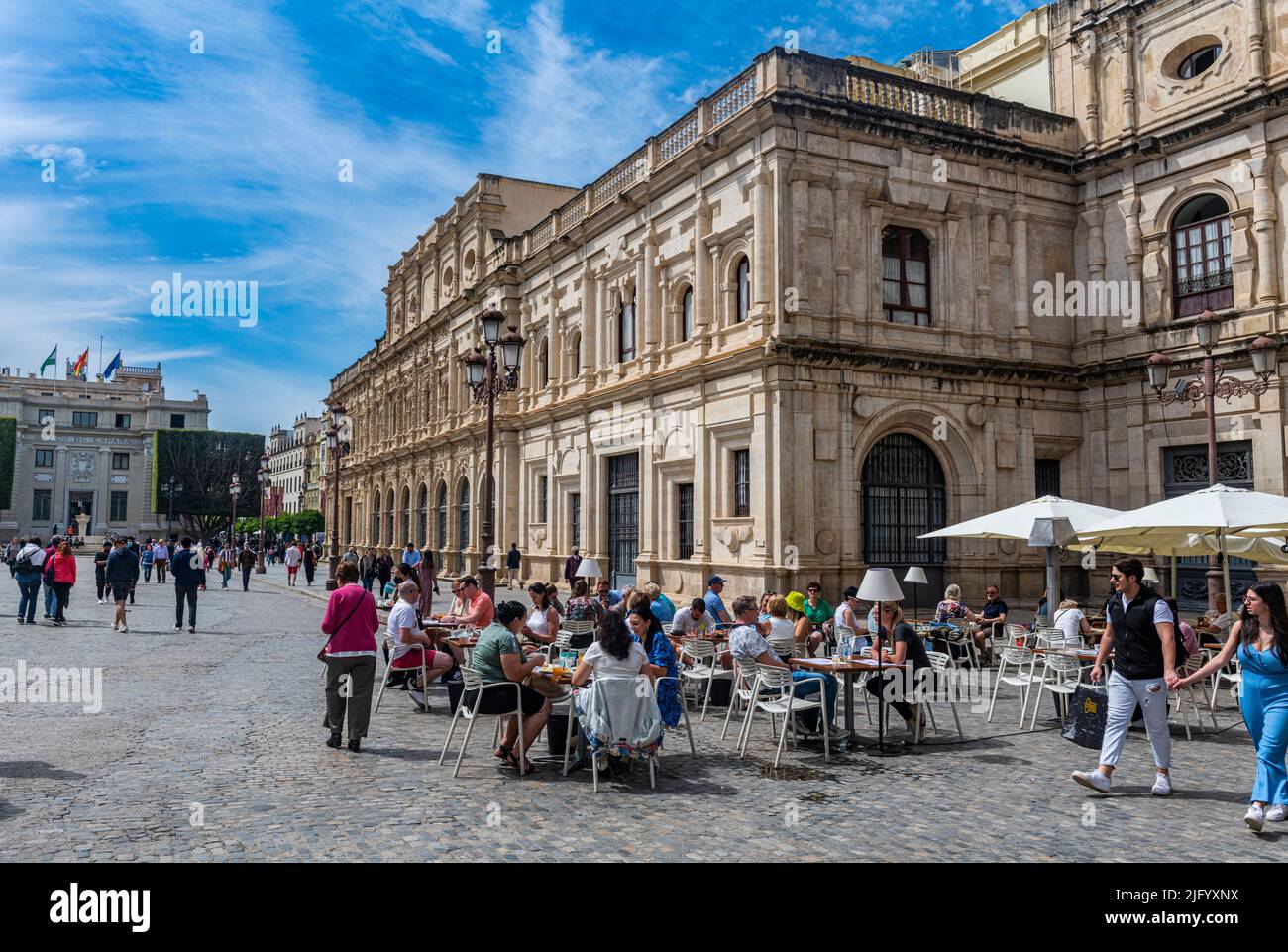 Rathaus von Sevilla, Andalusien, Spanien, Europa Stockfoto