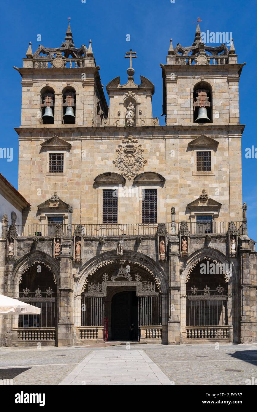 Kathedrale Von Braga, Braga, Minho, Portugal, Europa Stockfoto