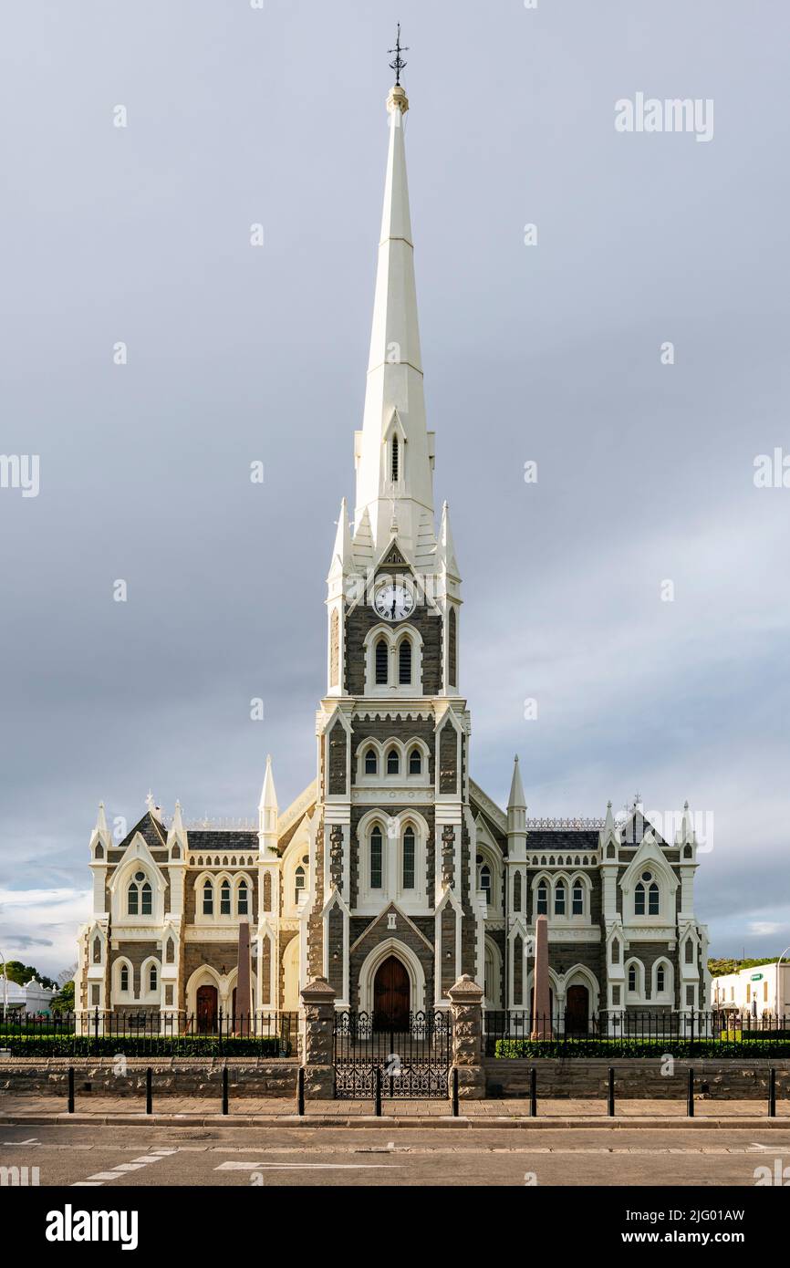 Außenansicht der holländischen reformierten Kirche, Graaff-Reinet, Ostkap, Südafrika, Afrika Stockfoto