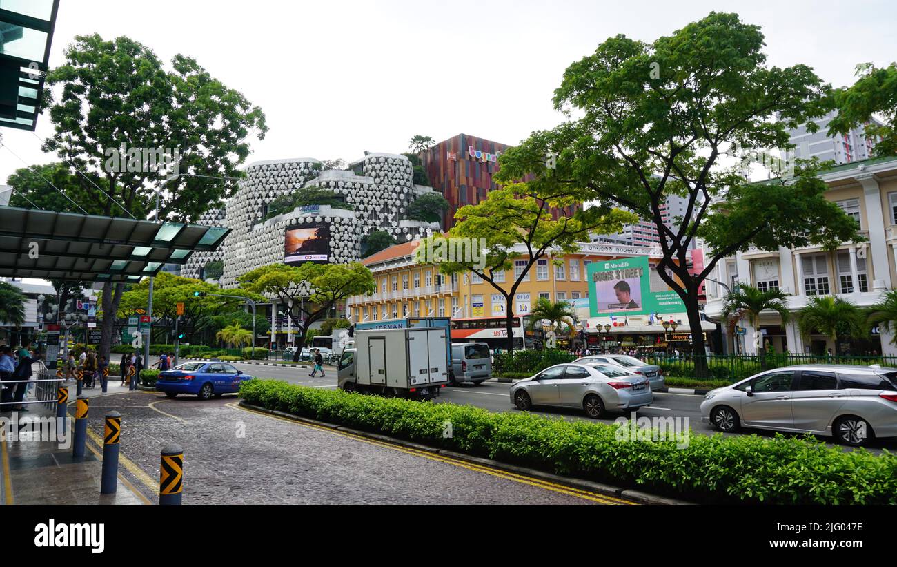 einkaufszentrum in der Natur Stockfoto