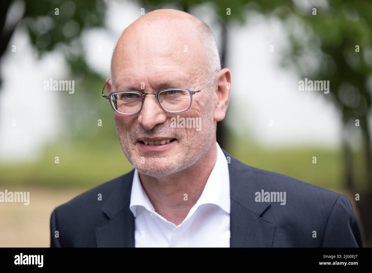 Riesa, Deutschland. 06.. Juli 2022. Uwe Reinecke, Werksleiter der Elbe