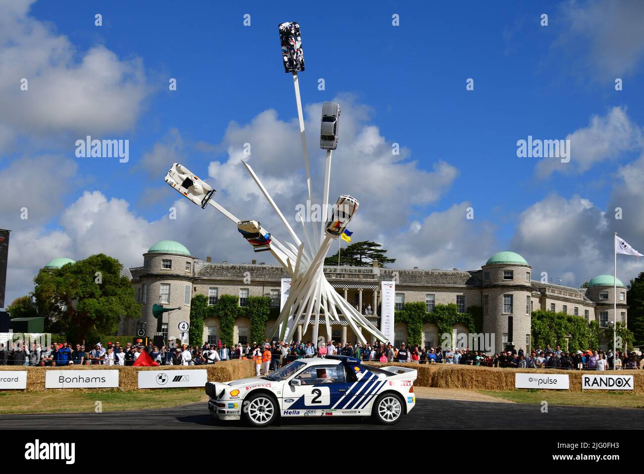 Lars Zander, Ford RS200, 40 Jahre Gruppe B, Rally Cars, Goodwood Festival of Speed, The Innovators - Masterminds of Motorsport, Juni 2022, Goodwood Stockfoto