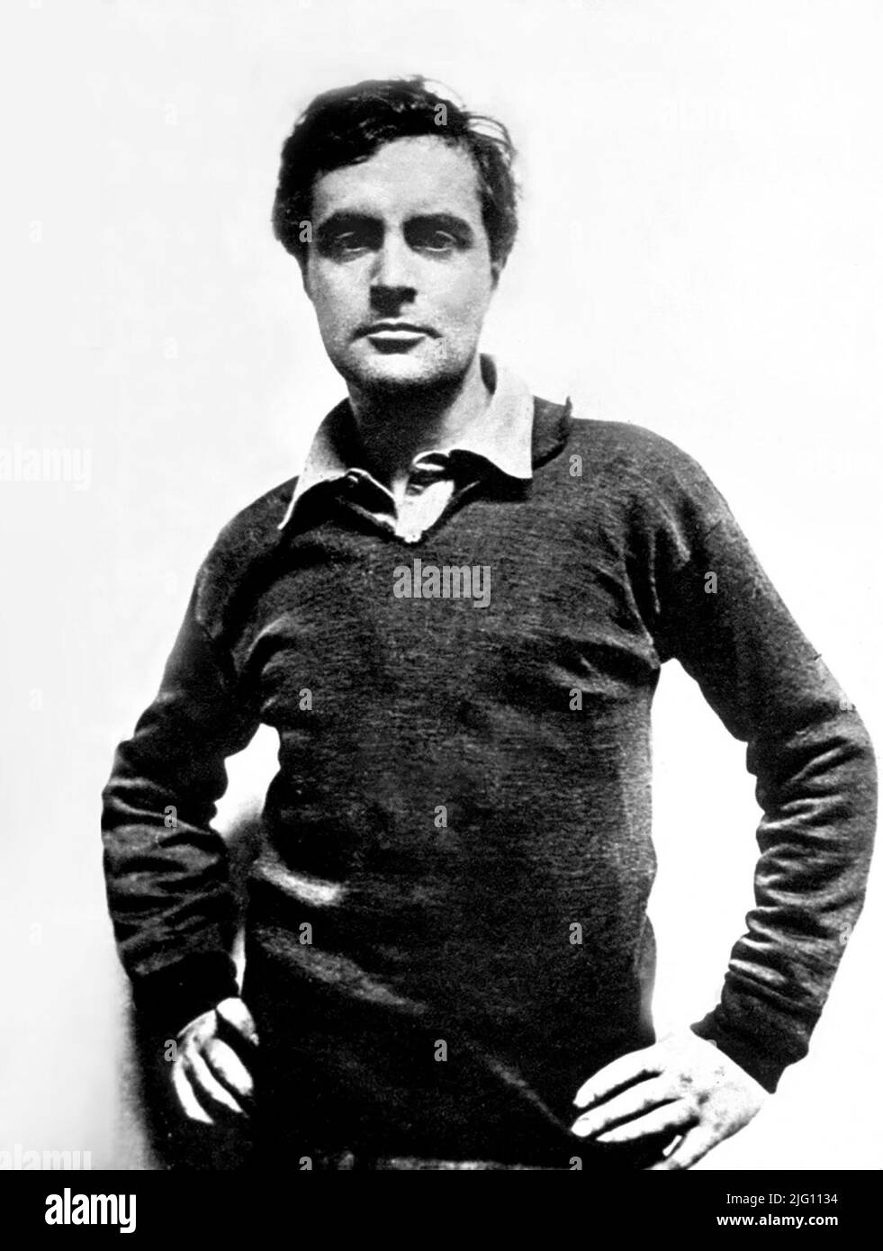 Modiglian. Porträt von Amedeo Clemente Modigliani (1884-1920), c. 1919 Stockfoto