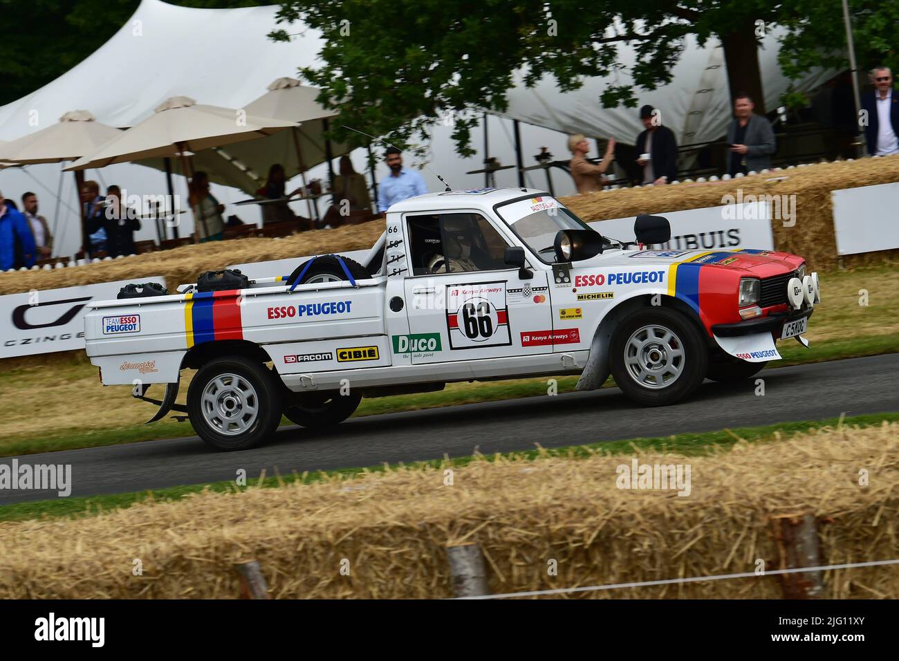 Allan Weston, Peugeot 504 Pick-up Group B Evo, die Forest Rally Stage ...