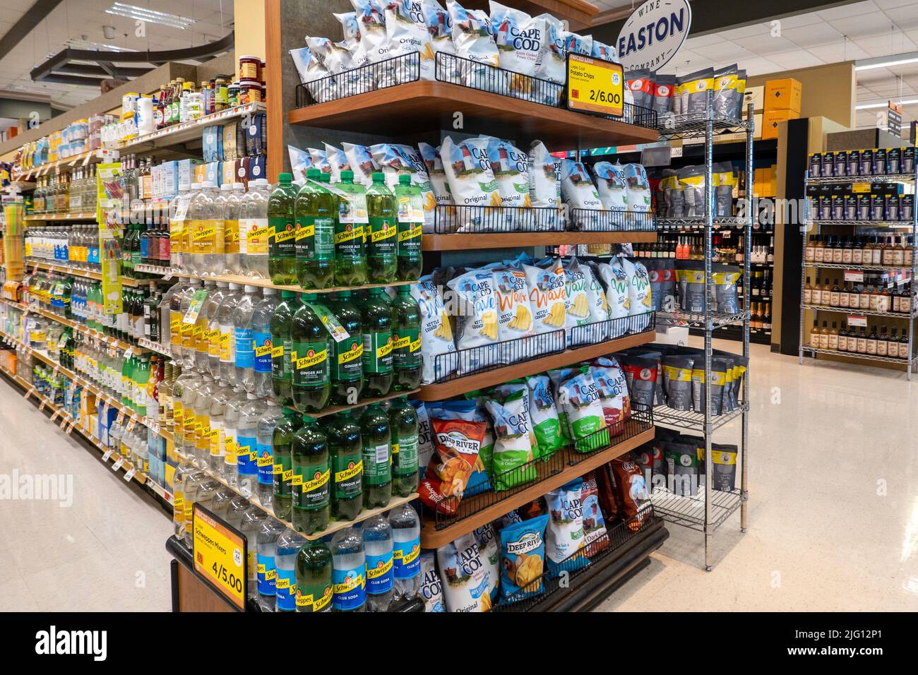 Supermärkte von Roche Bros. In Massachusetts, USA 2022 Stockfoto
