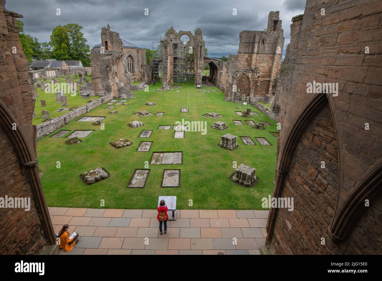Elgin Cathedral, Elgin, Moray, Schottland, Großbritannien Stockfoto