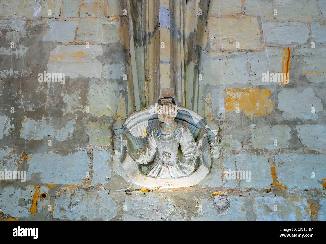 Die königliche Abtei unserer Lieben Frau von Fontevraud oder Fontevrault (auf Französisch: abbaye de Fontevraud) war ein Kloster im Dorf Fontevraud-l'Abbaye, in der Nähe Stockfoto