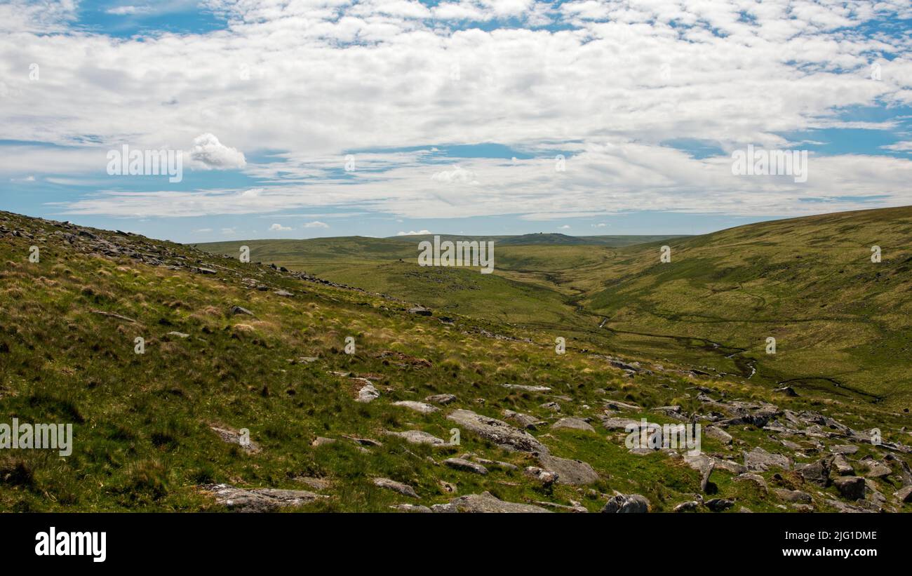 Okement Valley, Dartmoor Stockfoto