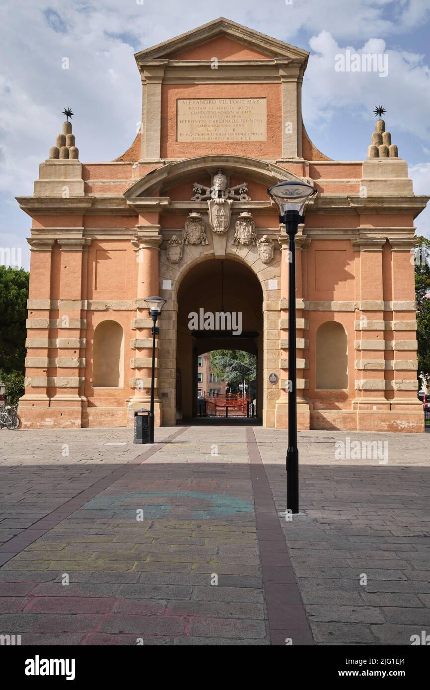 Porta Galliera Bologna Italien Stockfoto