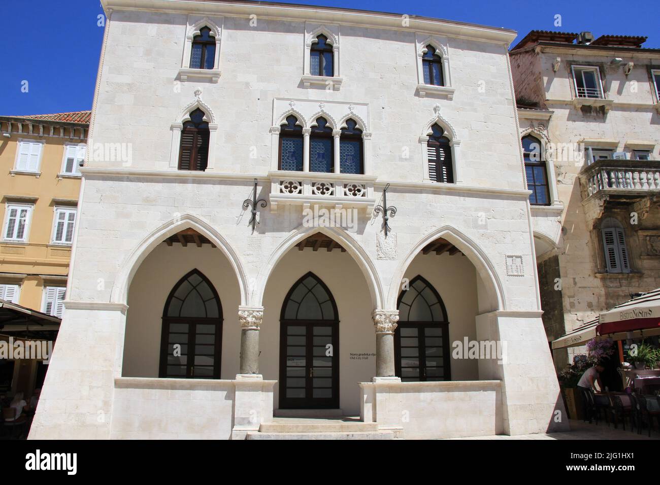 Aspekte der Stadt Split, Kroatien Stockfoto