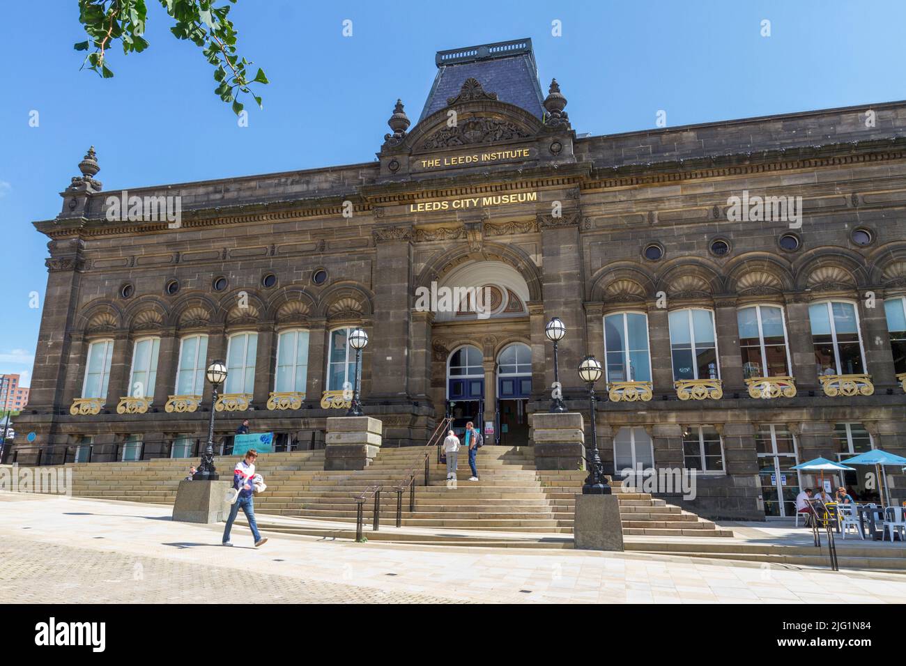 Leeds City Museum im Stadtzentrum von Leeds, West Yorkshire, Großbritannien. Stockfoto