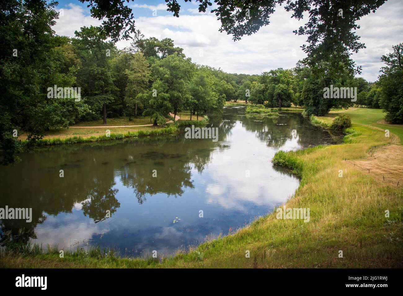 Fürst-Pückler-Park Bad Muskau, Sachsen, Deutschland Stockfoto