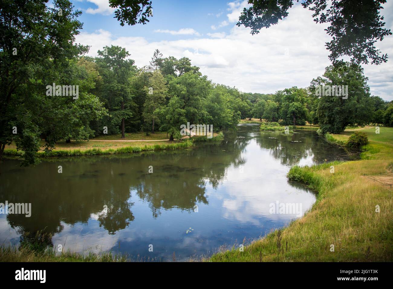 Fürst-Pückler-Park Bad Muskau, Sachsen, Deutschland Stockfoto