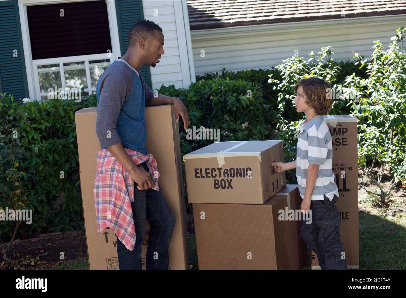 MARLON WAYANS, STEELE STEBBINS, ein HAUNTED HOUSE 2, 2014 Stockfoto