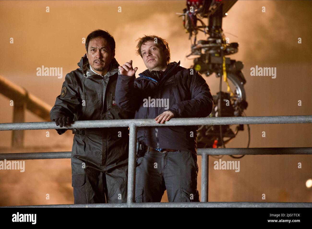 KEN WATANABE, Gareth Edwards, Godzilla, 2014 Stockfoto