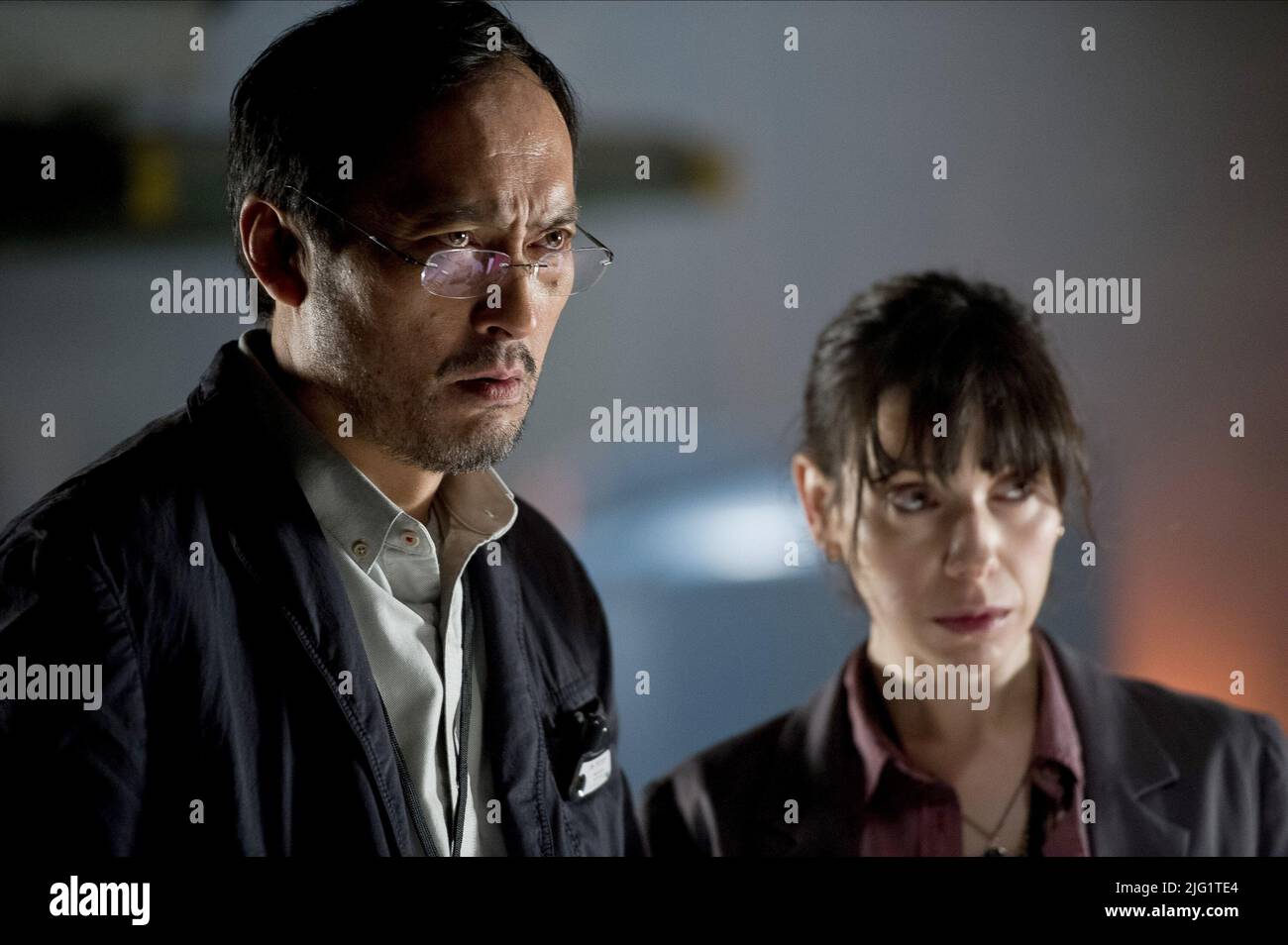 KEN WATANABE, Sally Hawkins, Godzilla, 2014 Stockfoto
