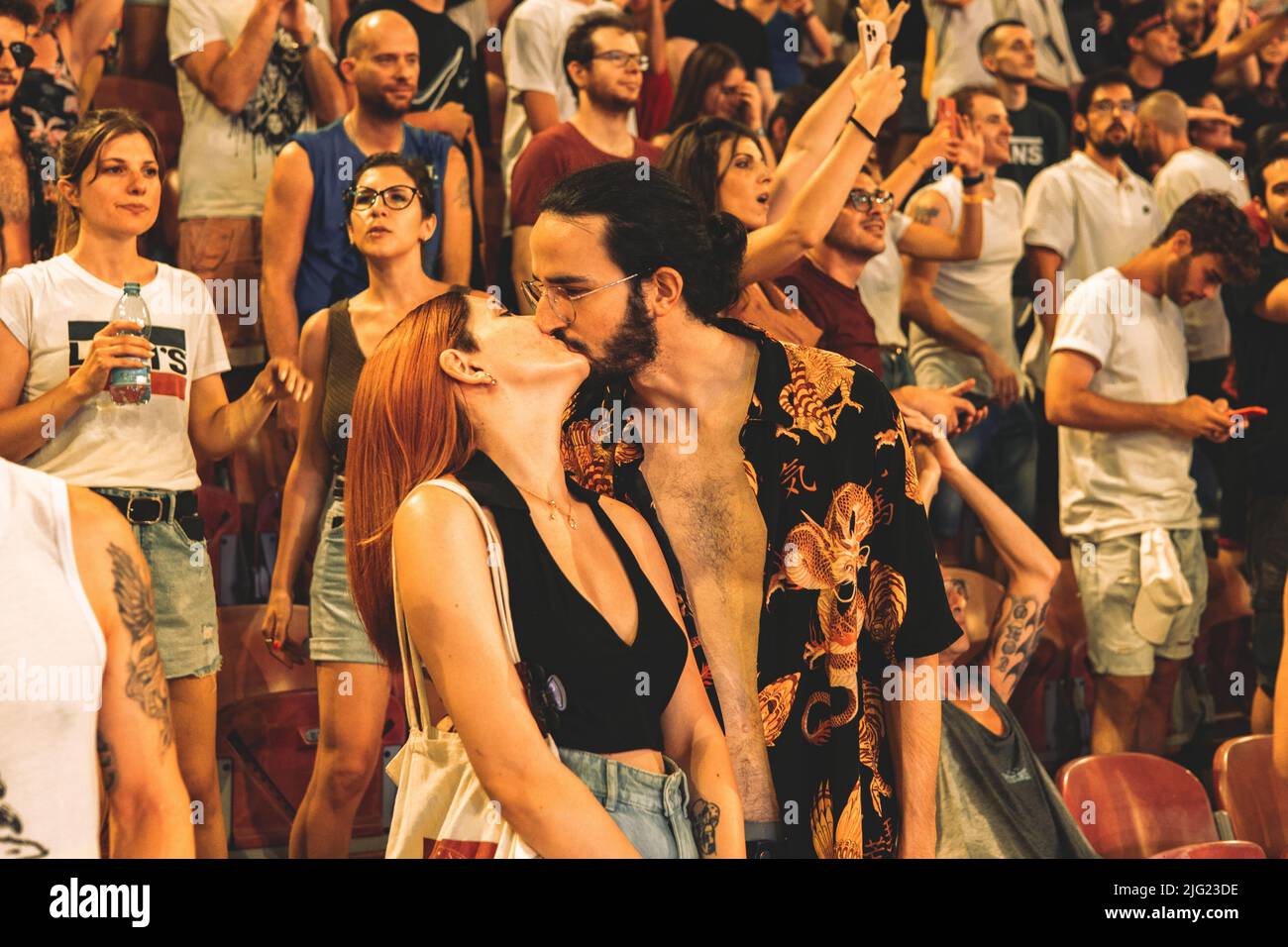 07/07/2022 der italienische Rapper SALMO spielt live im San Siro