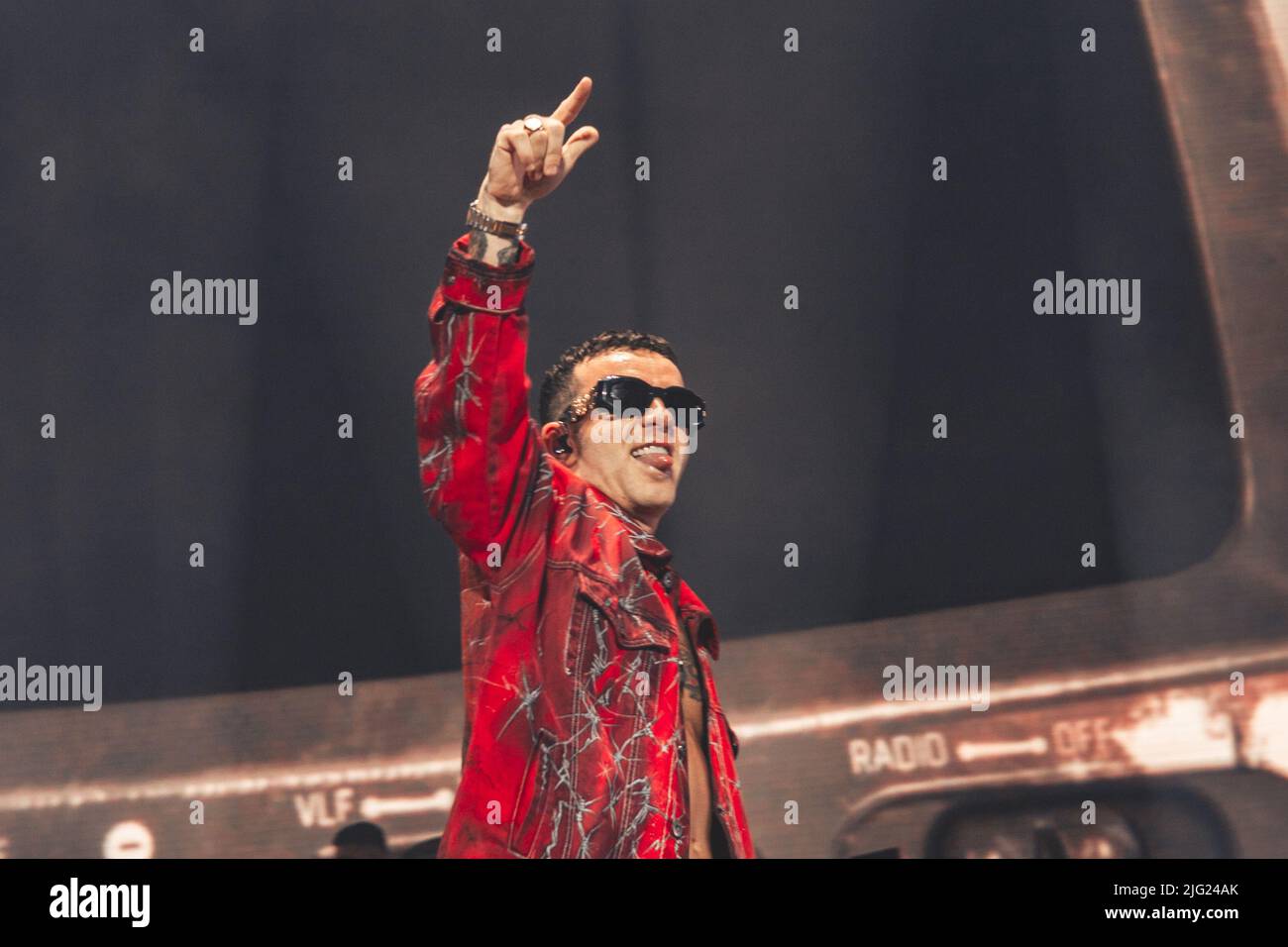 07/07/2022 der italienische Rapper SALMO spielt live im San Siro