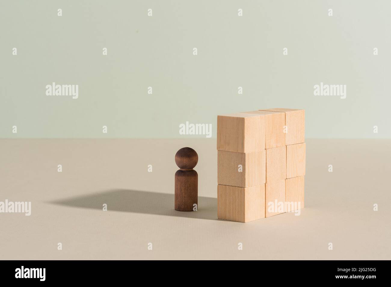 Vielfalt, Inklusion und Gleichberechtigung – Konzeptdarstellung. Menschenrechte, Chancengleichheit und Überwindung von Widrigkeiten. Führung im Büro am Arbeitsplatz. Stockfoto