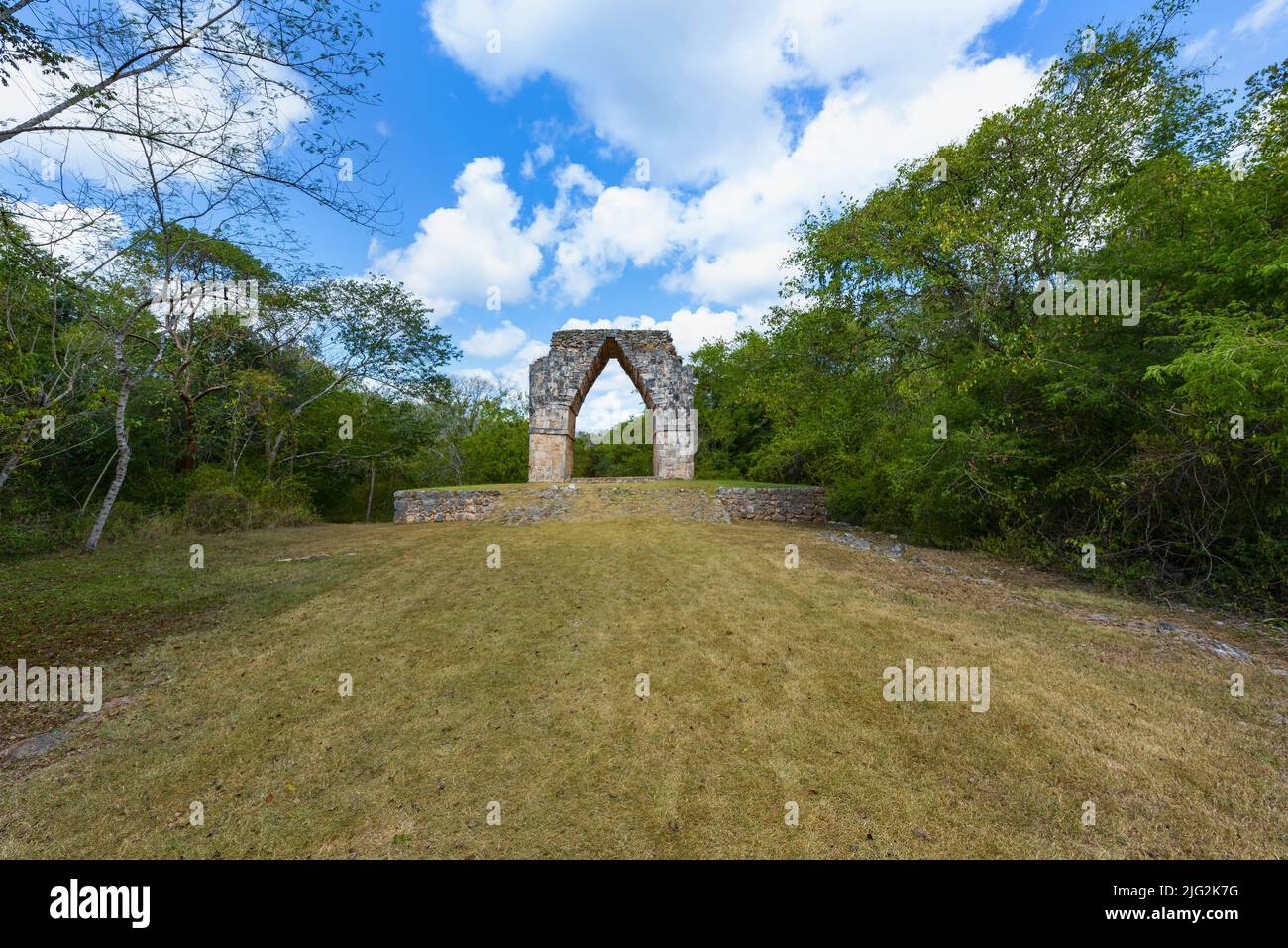 Arc de Kabah, Mexiko Stockfoto