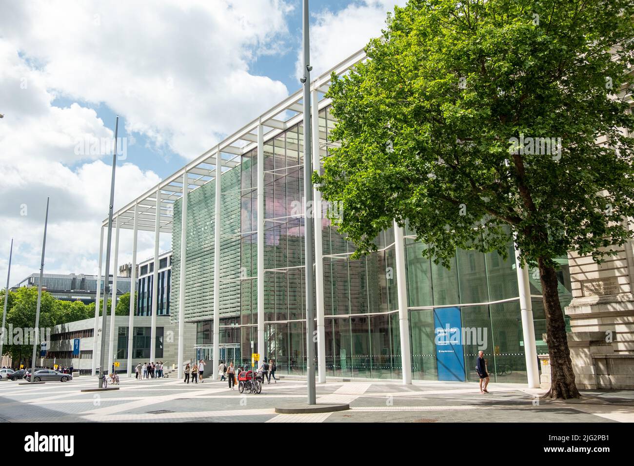 London – 2022. Juni: Imperial College London, ein berühmtes Außenschild der britischen Universität auf dem Campus-Gebäude in South Kensington Stockfoto