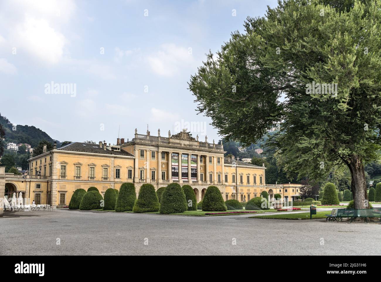 Villa Olmo in Como, Italien, Lombardei, Como Stockfoto